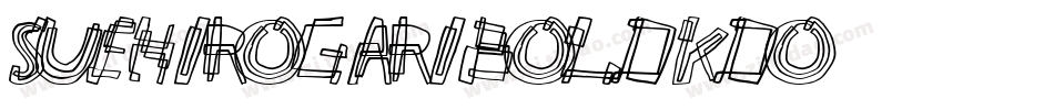 Suehirogaribold-KDo字体转换