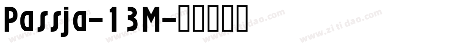 Passja-13M字体转换