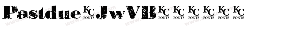 Pastdue-JwVB字体转换