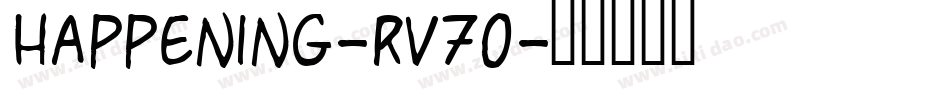 Happening-rv7O字体转换