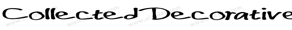 CollectedDecorativecondensedBold-7y1B字体转换