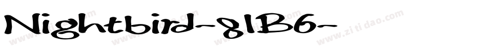 Nightbird-q1B6字体转换