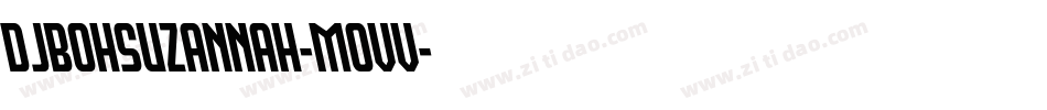 DjbOhSuzannah-mOvV字体转换
