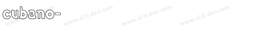 cubano字体转换