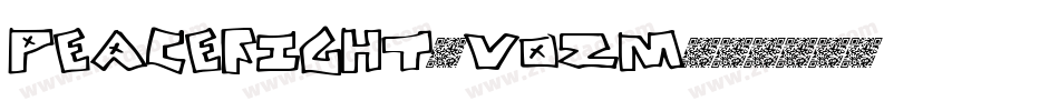 Peacefight-vozM字体转换