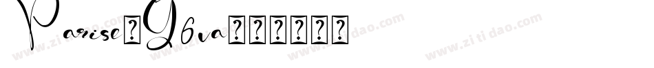 Parise-Y6va字体转换