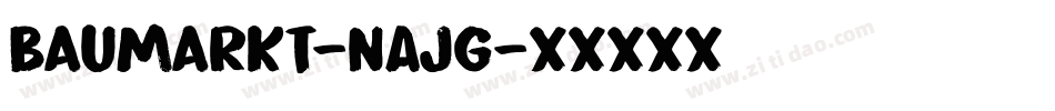 Baumarkt-nAJg字体转换 Baumarkt-nAJg字体转换