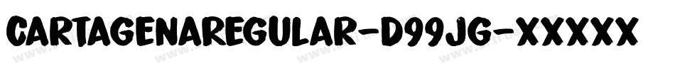 CartagenaRegular-d99Jg字体转换