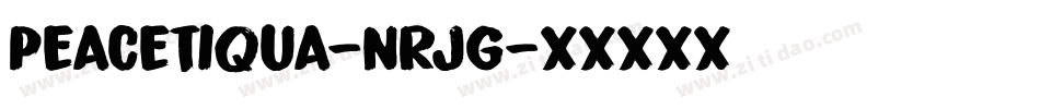Peacetiqua-nrJg字体转换