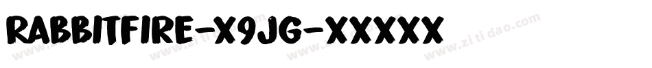 RabbitFire-X9Jg字体转换
