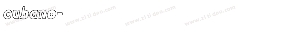 cubano字体转换