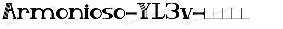 Armonioso-YL3v字体转换