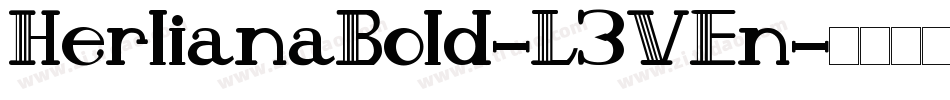 HerlianaBold-L3VEn字体转换 HerlianaBold-L3VEn字体转换