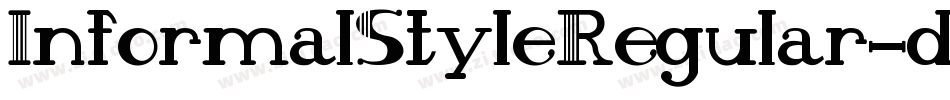 InformalStyleRegular-dL3V字体转换