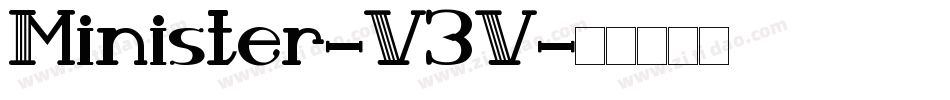 Minister-V3V字体转换