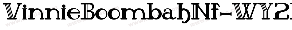 VinnieBoombahNf-WY2E字体转换