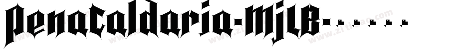 PenaCaldaria-MjLB字体转换