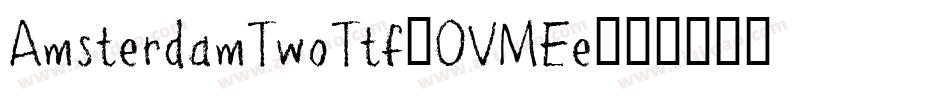 AmsterdamTwoTtf-OVMEe字体转换