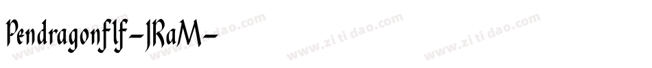 Pendragonflf-JRaM字体转换