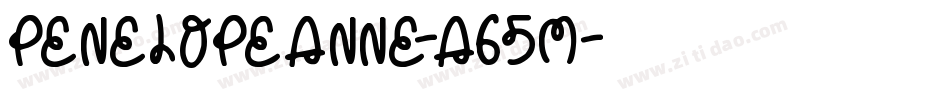 PenelopeAnne-A65m字体转换 PenelopeAnne-A65m字体转换