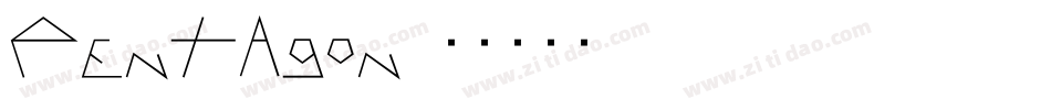 Pentagon字体转换