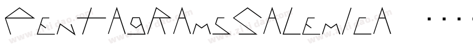 PentagramsSalemica-字体转换