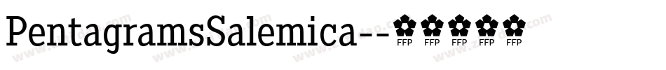 PentagramsSalemica-字体转换
