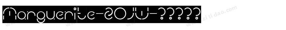 Marguerite-20JW字体转换