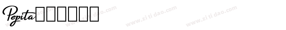 Pepita字体转换