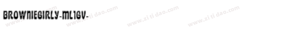 BrownieGirly-mL1gV字体转换