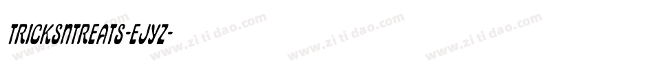 TricksNTreats-EJYz字体转换