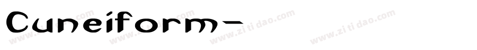 Cuneiform字体转换