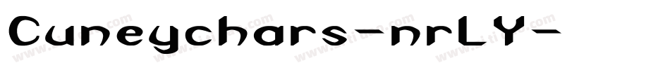 Cuneychars-nrLY字体转换