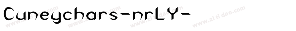 Cuneychars-nrLY字体转换