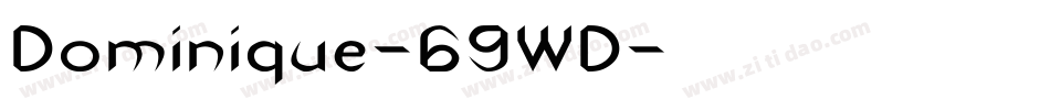 Dominique-69WD字体转换