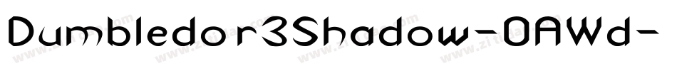 Dumbledor3Shadow-OAWd字体转换