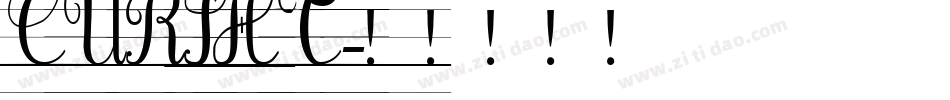 CURSHT字体转换