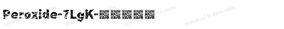 Peroxide-7LgK字体转换