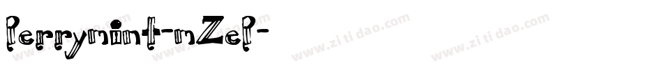 Perrymint-mZeP字体转换