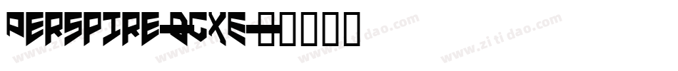 Perspire-DGXE字体转换