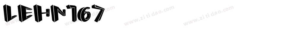 LEHN167字体转换