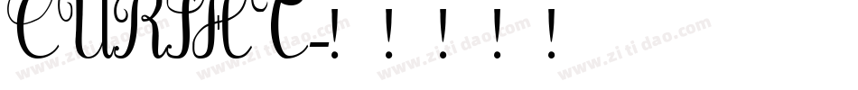 CURSHT字体转换