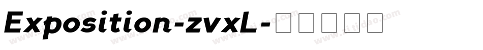 Exposition-zvxL字体转换
