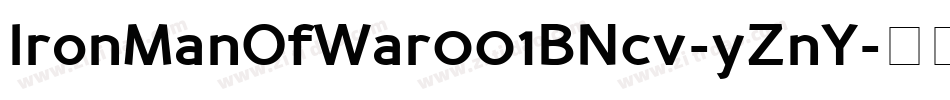 IronManOfWar001BNcv-yZnY字体转换