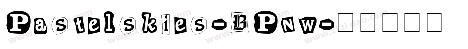 Pastelskies-BPnw字体转换