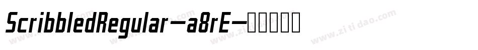 ScribbledRegular-a8rE字体转换