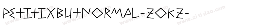 PetitixbutNormal-ZoKZ字体转换