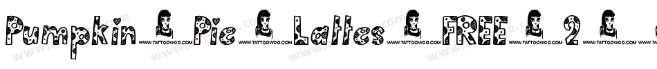 Pumpkin-Pie-Lattes-FREE-2字体转换
