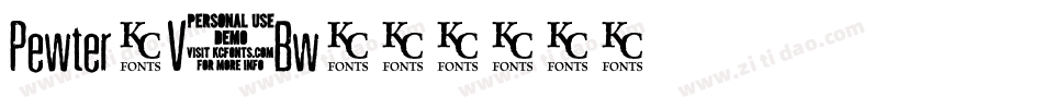 Pewter-V0Bw字体转换