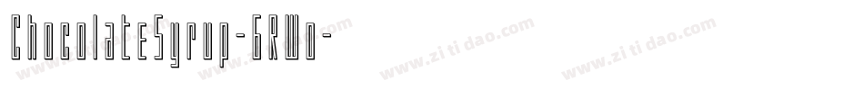 ChocolateSyrup-6RWo字体转换 ChocolateSyrup-6RWo字体转换